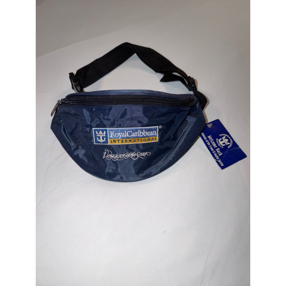 Royal Caribbean Voyager of the Seas Fanny Pack Navy Blue Waist Bag NWT